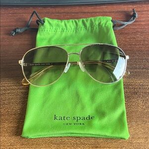 kate spade Gold Frame Sunglasses